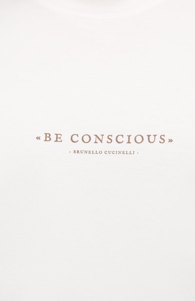 Хлопковая футболка BRUNELLO CUCINELLI, арт. M0T817110, фото 5