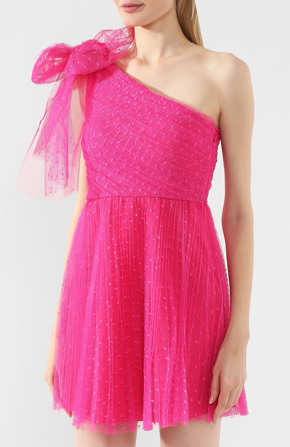 Платье с бантом REDVALENTINO фуксия цвета по цене 99500 руб., арт. RR3VAC02/428, фото 3 Платье с бантом REDVALENTINO, арт. RR3VAC02/428, фото 3