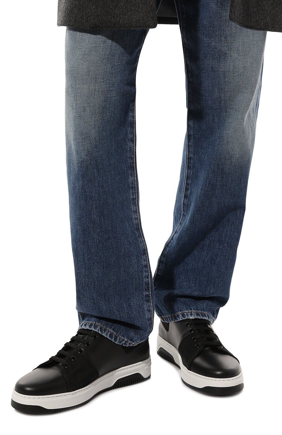 Кожаные кеды ZILLI, арт. H0001AM1013VSHB01, фото 3