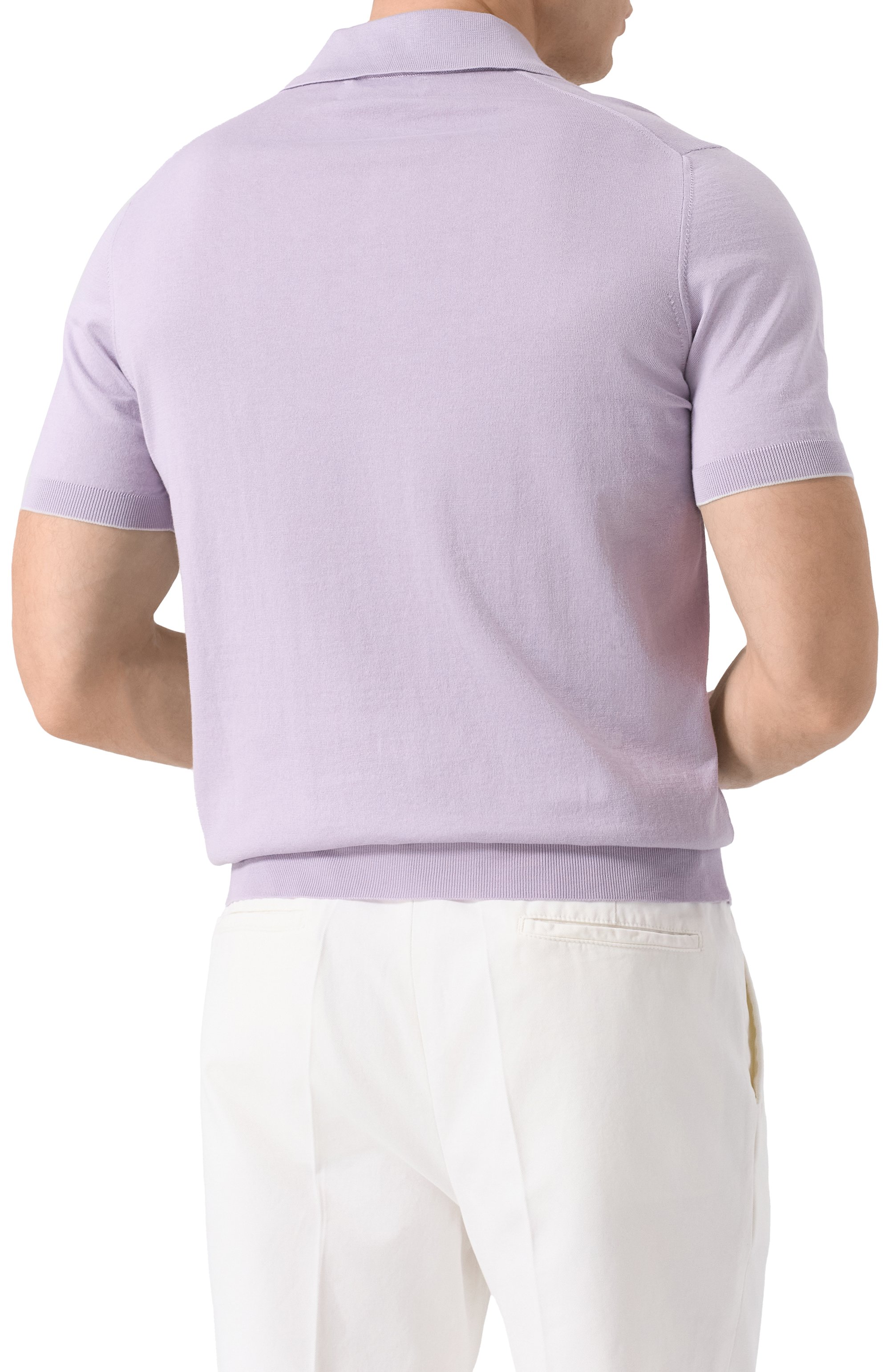 Хлопковое поло BRUNELLO CUCINELLI, арт. M29800125, фото 4