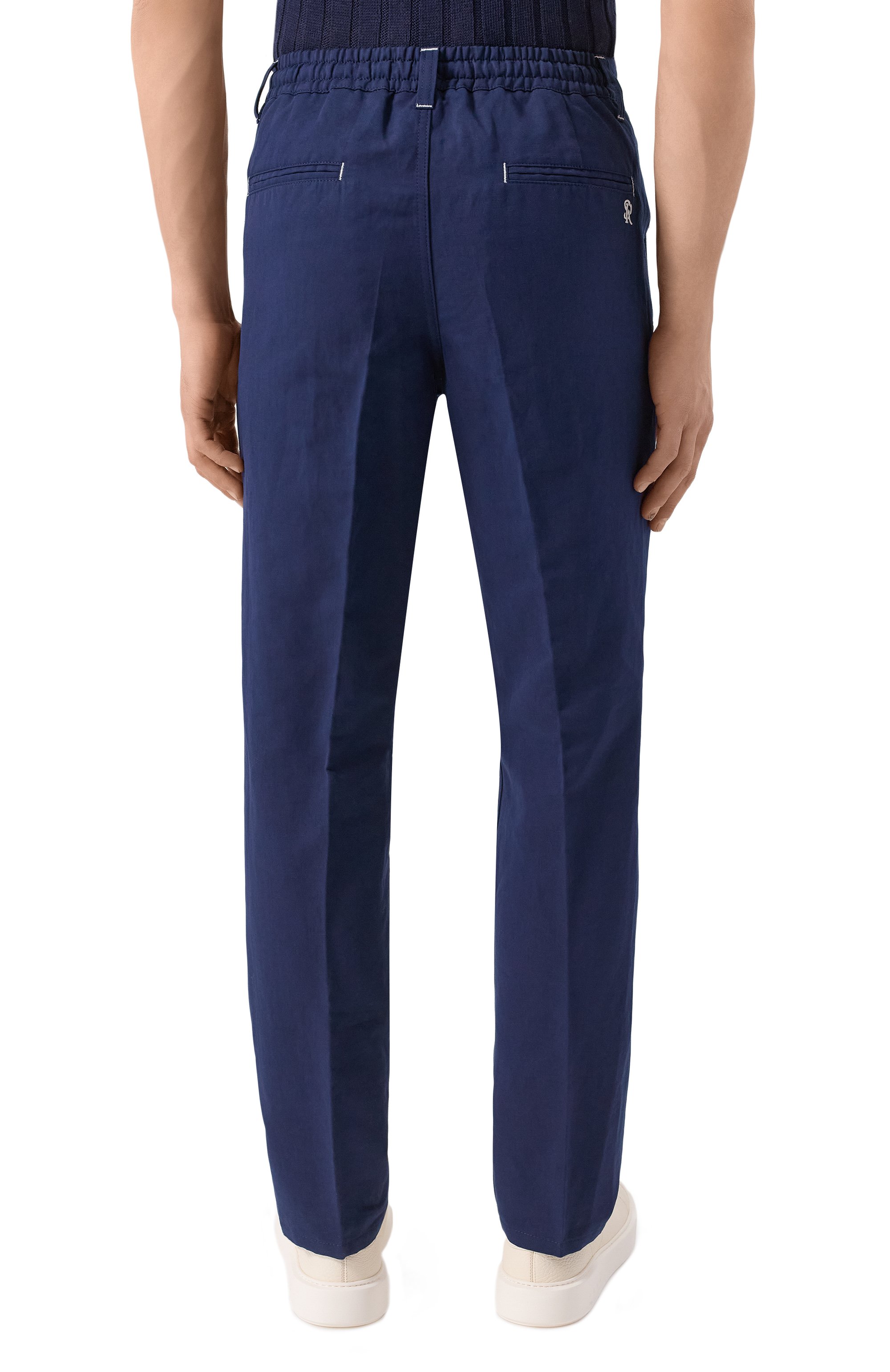 Брюки из хлопка и льна STEFANO RICCI, арт. MFT41B2110/BN2942, фото 4