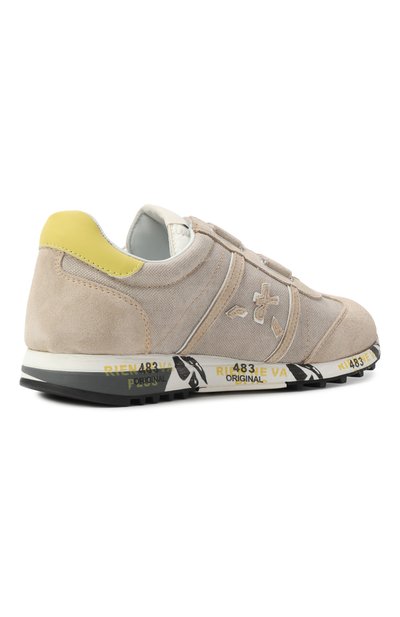 Комбинированные кроссовки lucy PREMIATA WILL BE светло-бежевого цвета по цене 29600 руб., арт. 23021945/LUCY V/36-40, фото 3 Комбинированные кроссовки lucy PREMIATA WILL BE, арт. 23021945/LUCY V/36-40, фото 3