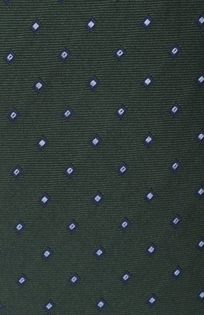 Шелковый галстук CORNELIANI зеленого цвета по цене 24450 руб., арт. 27U302/2720309, фото 4 Шелковый галстук CORNELIANI, арт. 27U302/2720309, фото 4