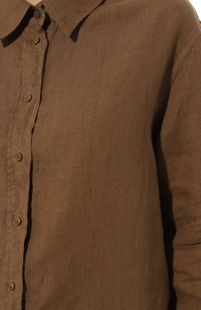 Льняная рубашка BOSS ORANGE, арт. 50489715, фото 5