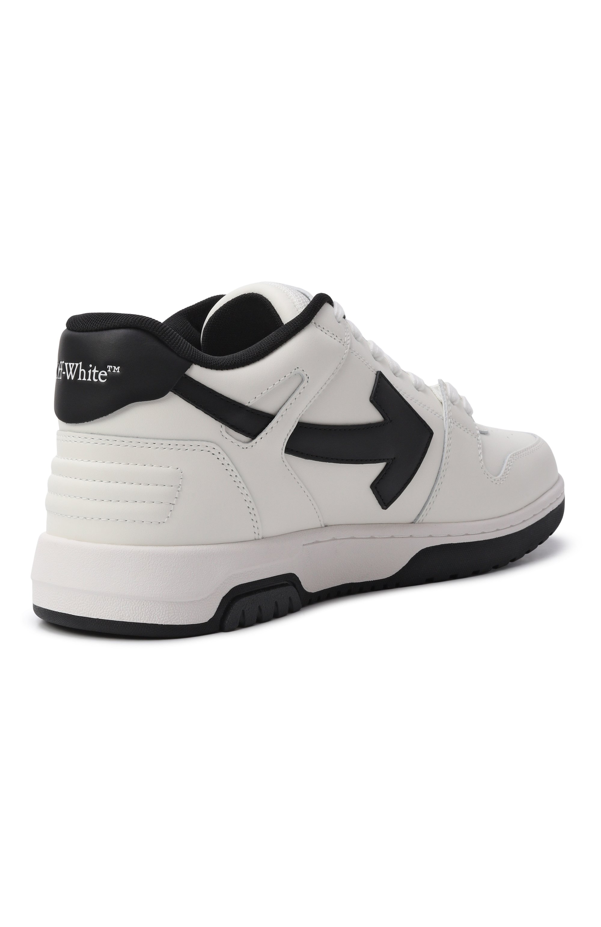 Комбинированные кеды out of office OFF-WHITE, арт. 0MIA189C99LEA019, фото 4