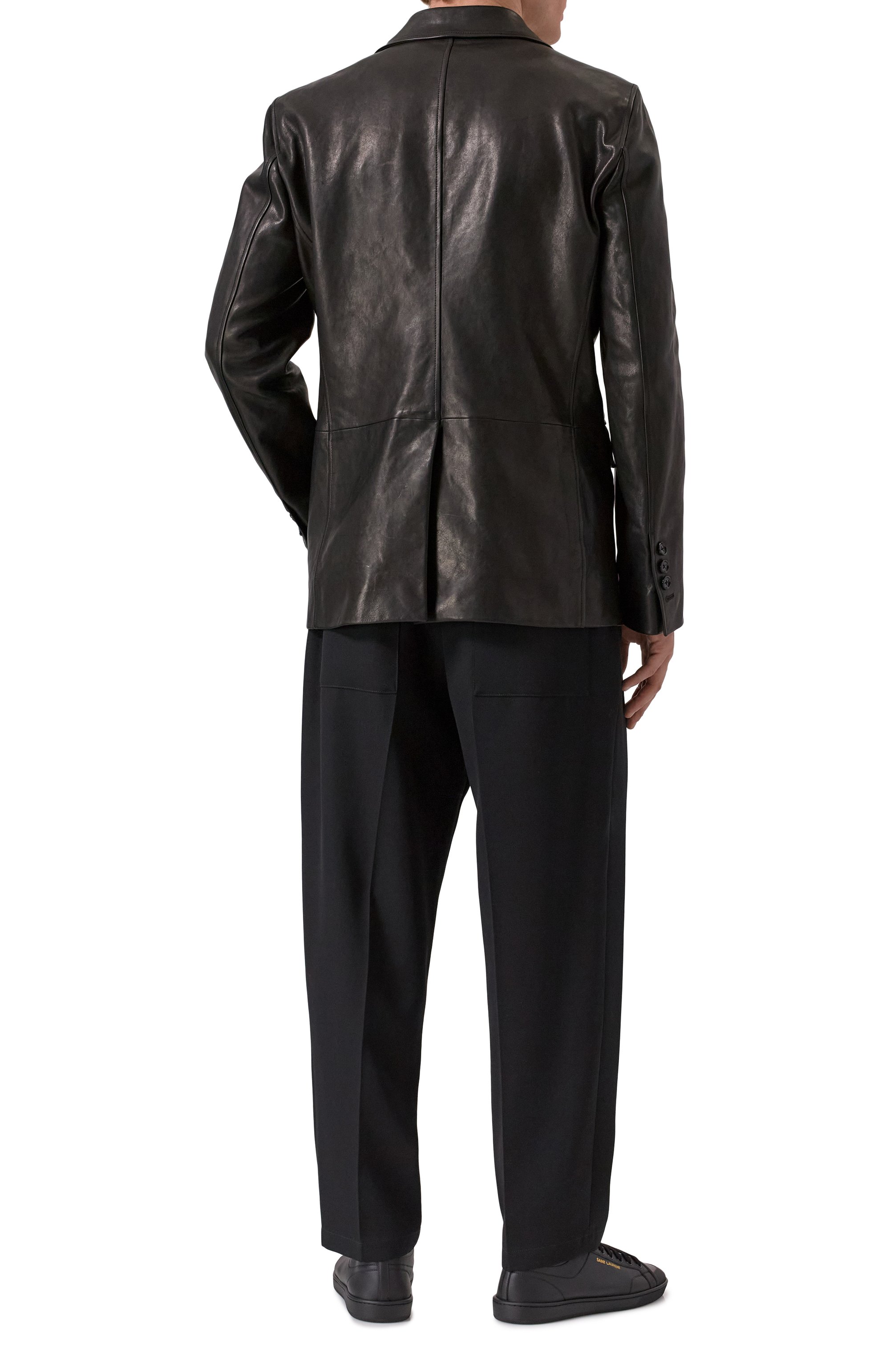 Кожаный пиджак ANN DEMEULEMEESTER, арт. B0012738/LT137, фото 5