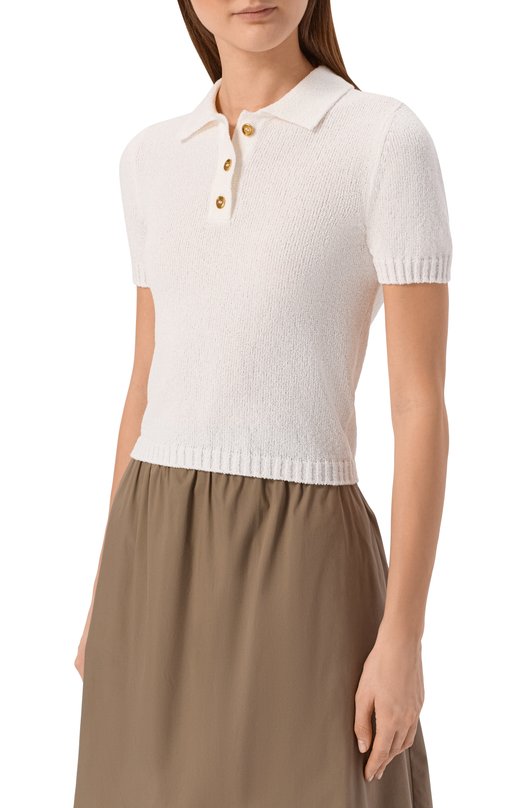 Хлопковое поло Gran Sasso 23256/22156 Белый  23256/22156 Фото 3