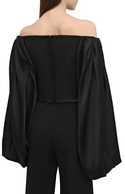 Топ SOLACE LONDON черного цвета по цене 49100 руб., арт. 0S31044, фото 4 Топ SOLACE LONDON, арт. 0S31044, фото 4
