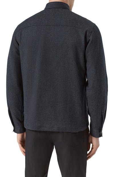 Шерстяная куртка-рубашка ZEGNA, арт. S0TM2/UEV01A8, фото 4