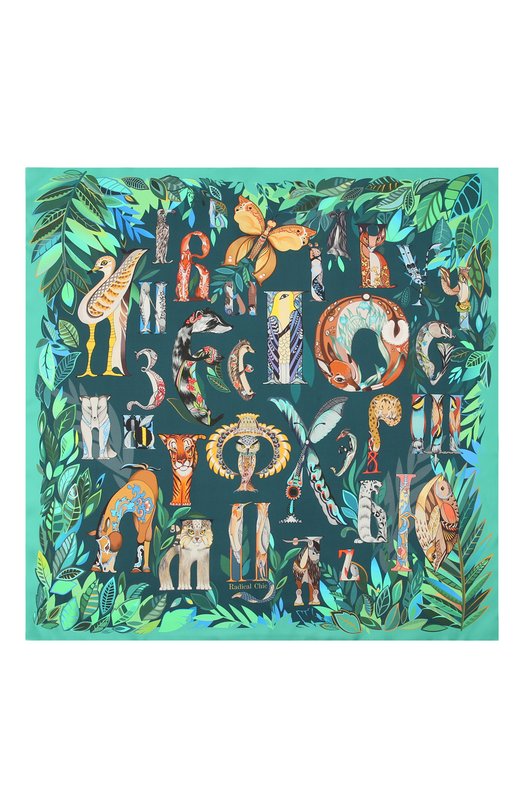 Шелковый платок Cyrillic Radical Chic 450573.07.02 Зелёный  450573.07.02 Фото 3