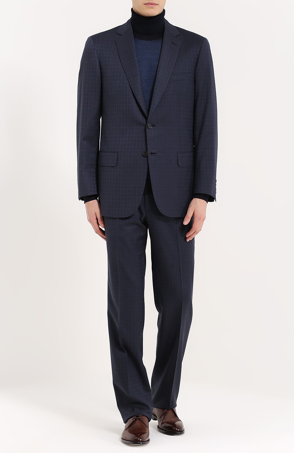 Шерстяной костюм в клетку BRIONI, арт. RA30/05A6D/C0L0SSE0, фото 2