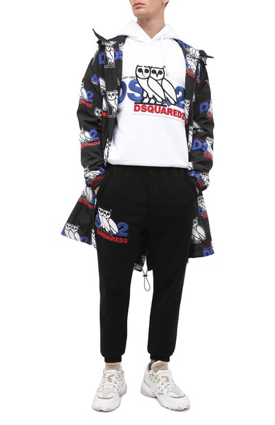 Хлопковое худи d2 x ovo DSQUARED2, арт. S74GU0458/S25042, фото 2