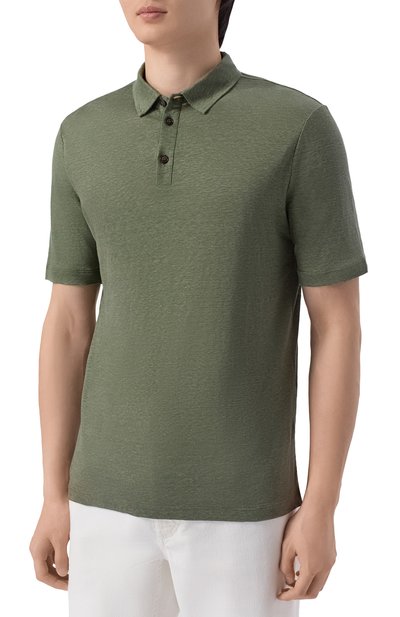 Льняное поло GIORGIO ARMANI, арт. 3RSF80/SJJMZ, фото 3