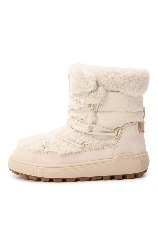 Полусапоги Chamonix из овчины Bogner 22546704 Кремовый  22546704 Фото 4
