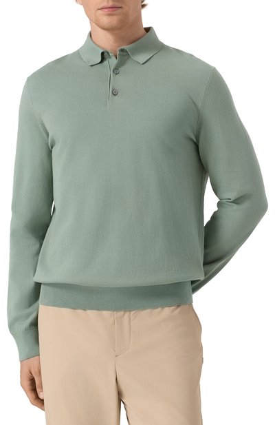 Хлопковое поло BOSS, арт. 50506025, фото 3