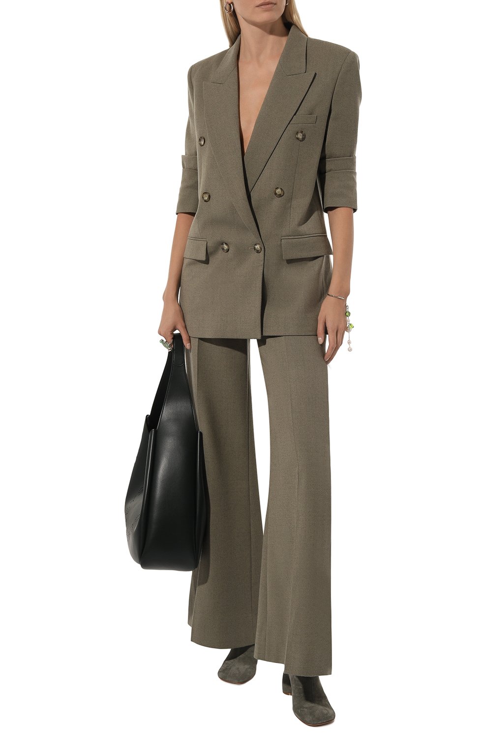 Шерстяные брюки STELLA MCCARTNEY, арт. 640206/3CU703, фото 2