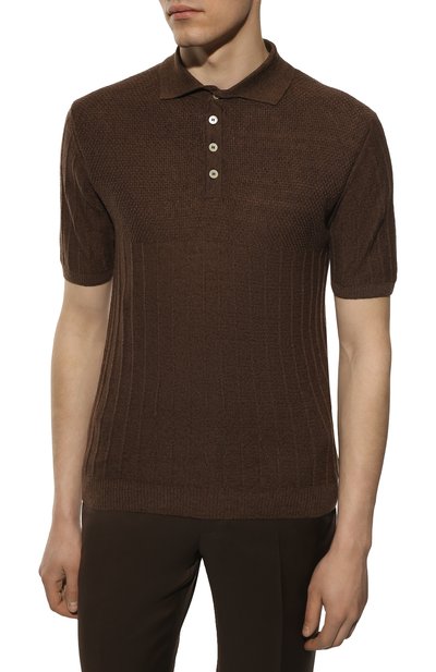 Поло изо льна и хлопка DANIELE FIESOLI, арт. DF 0390, фото 3