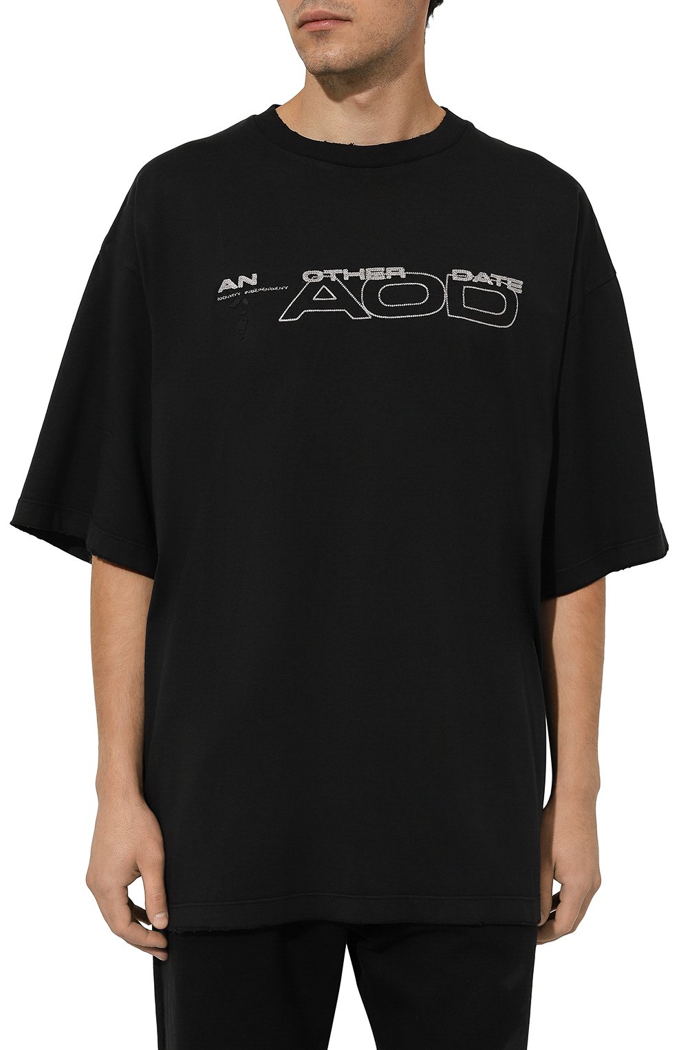 Хлопковая футболка AN OTHER DATE, арт. F40DMATH063, фото 3