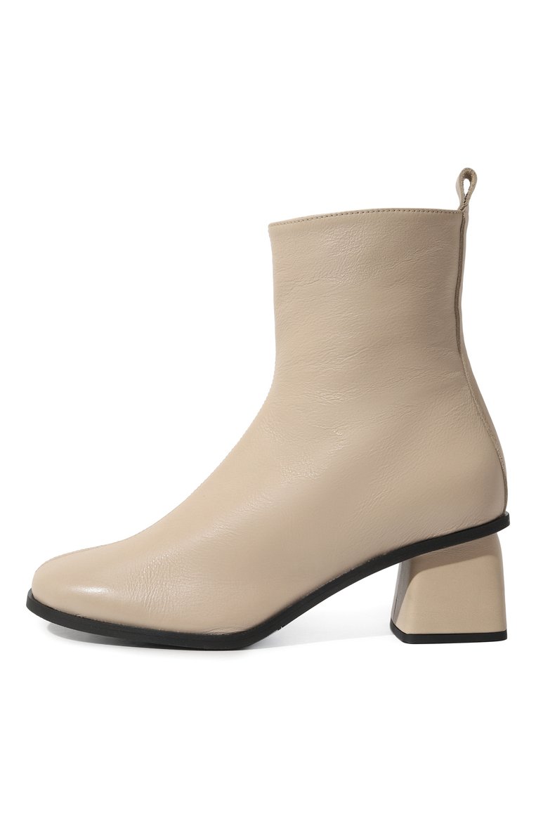 Кожаные ботильоны NUDE OF SCANDINAVIA, арт. 0LI020/SAVANA/LATTE MACCHIATT0, фото 4