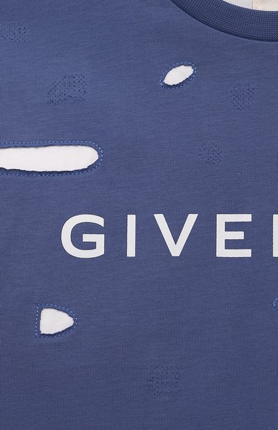 Хлопковая футболка GIVENCHY, арт. H30351, фото 3