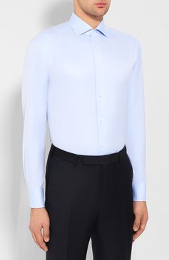 Хлопковая сорочка ZEGNA, арт. 402301/9NS0LB, фото 3