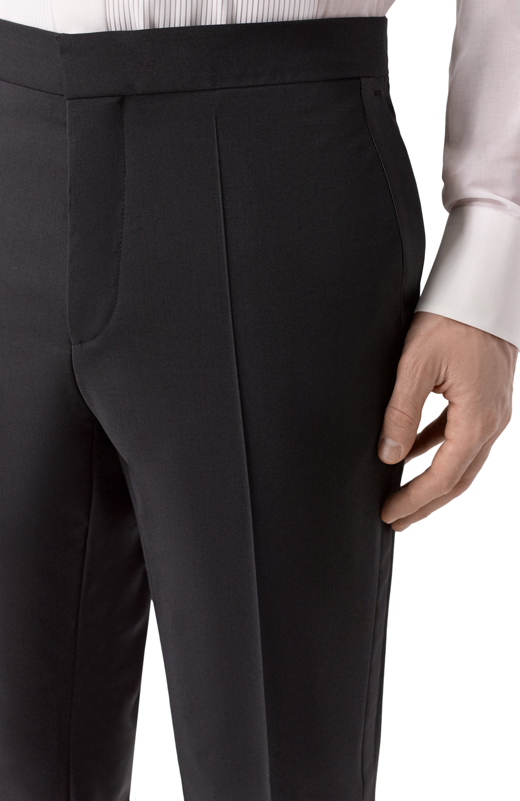 Шерстяные брюки HUGO, арт. 50476482, фото 5