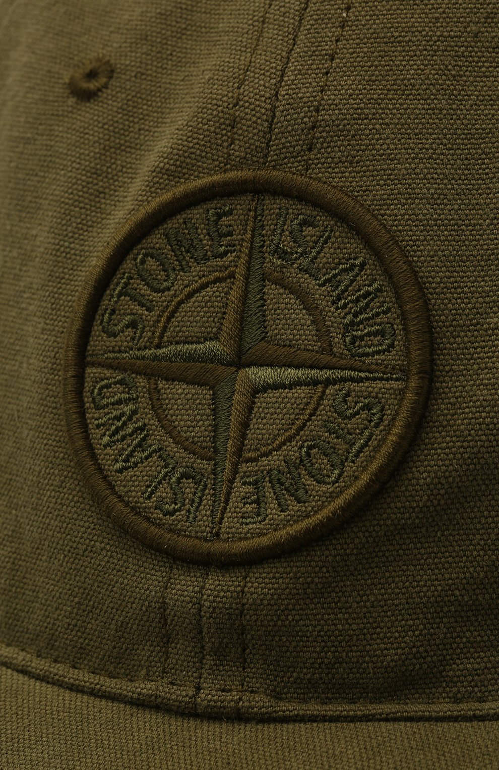 Хлопковая бейсболка STONE ISLAND хаки цвета по цене 17950 руб., арт. 741599468, фото 3 Хлопковая бейсболка STONE ISLAND, арт. 741599468, фото 3