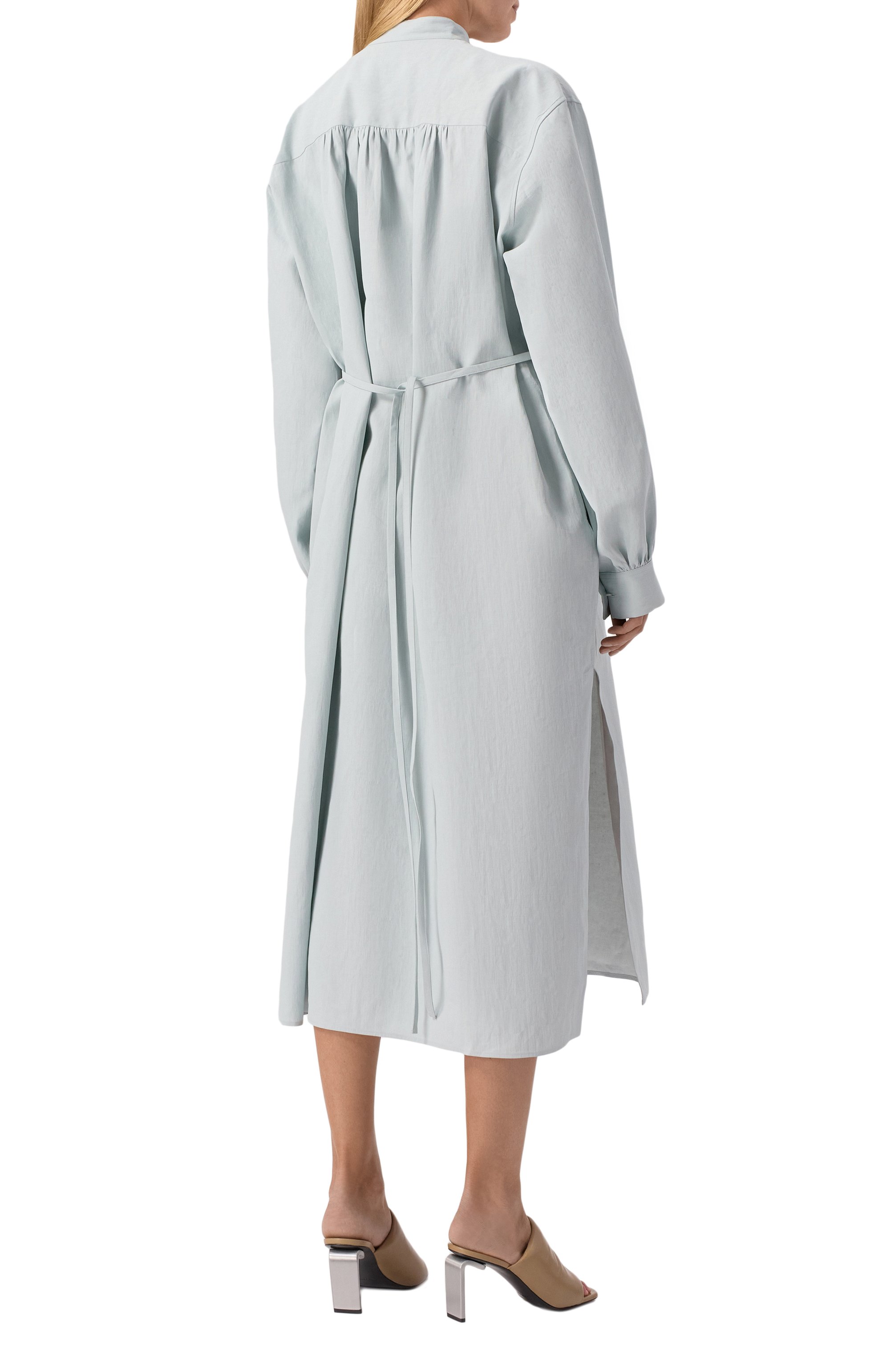 Хлопковое платье JIL SANDER, арт. J04CT0108-J60001, фото 4