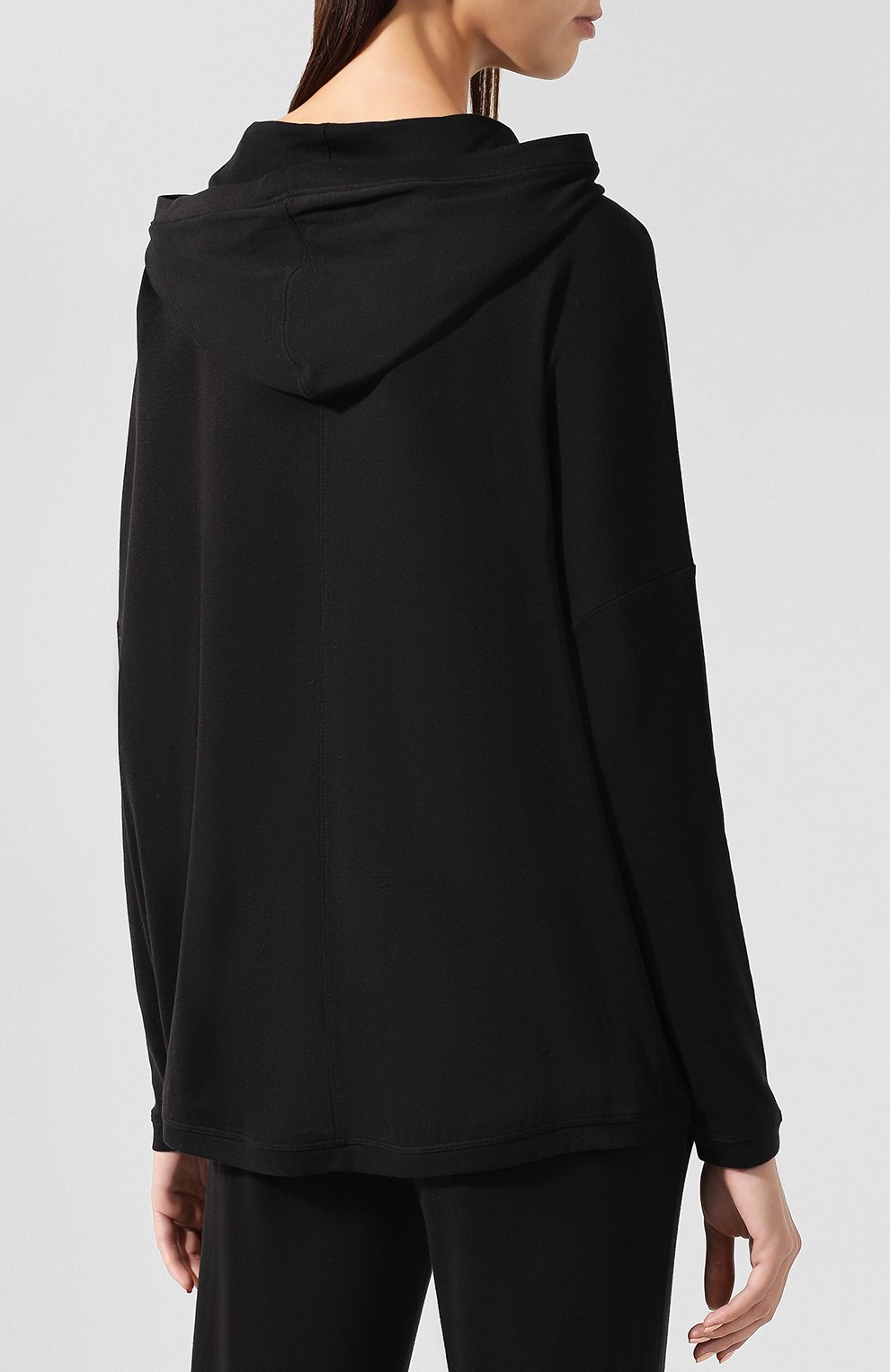 Худи из смеси хлопка и вискозы с капюшоном CALVIN KLEIN, арт. QS6120E, фото 4