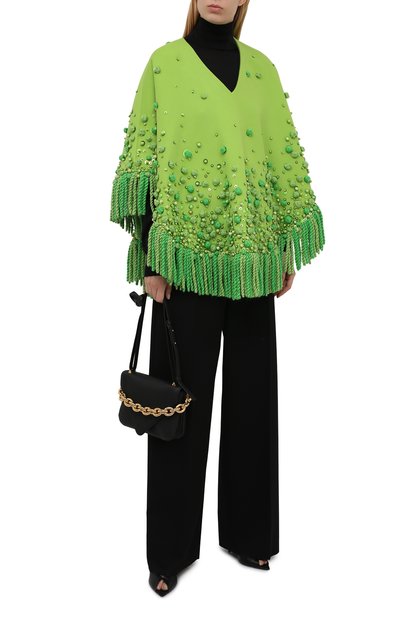 Пончо из шерсти и кашемира VALENTINO, арт. WB3CG2D015E, фото 2