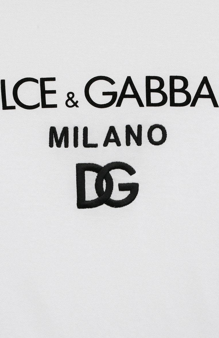 Хлопковая футболка DOLCE & GABBANA, арт. L4JTEY/G7E5G/8-14, фото 1