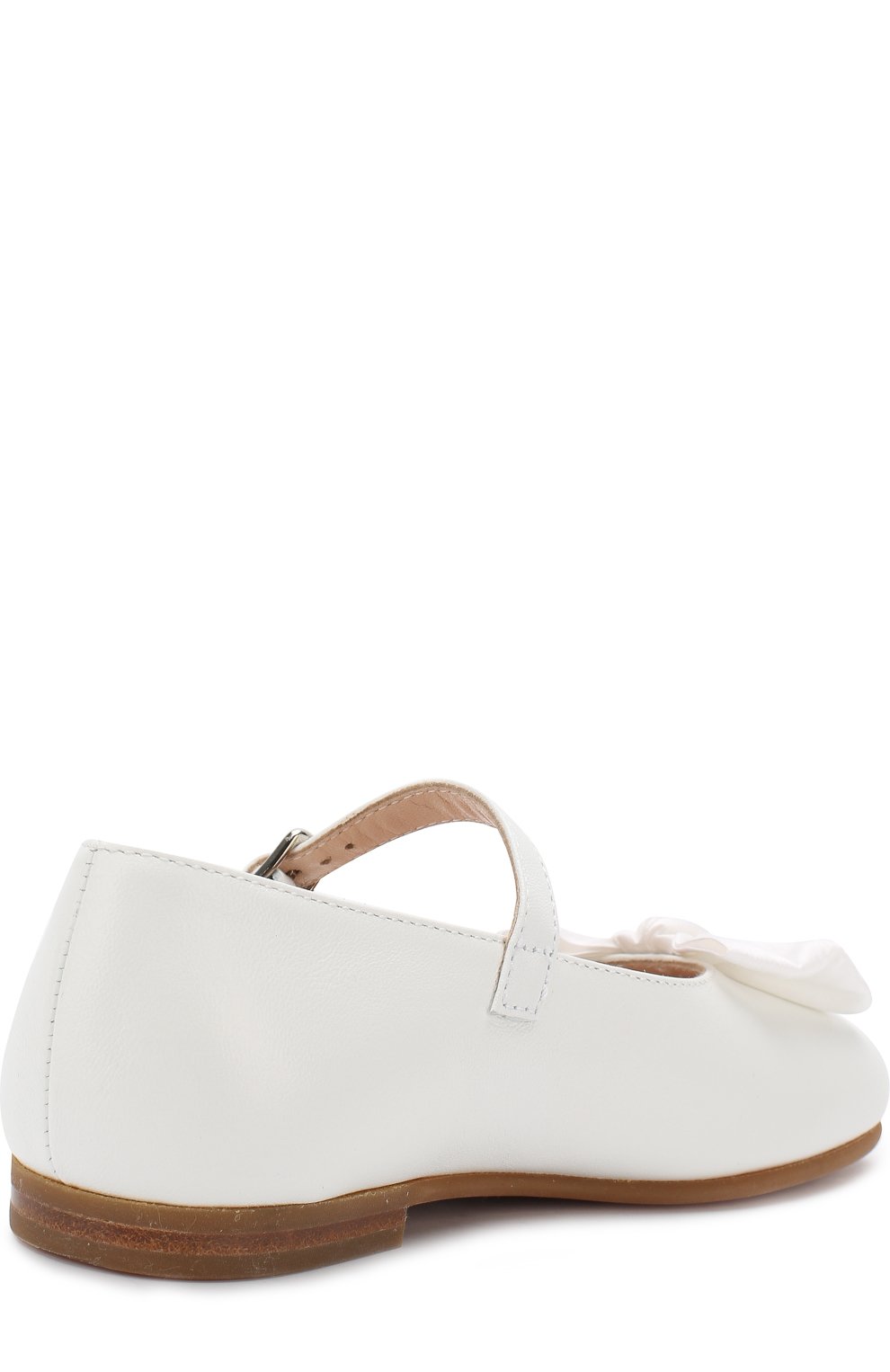 Кожаные туфли с бантом на ремешке IL GUFO, арт. G247/VITELL0 NAPPAC0/27-30, фото 3