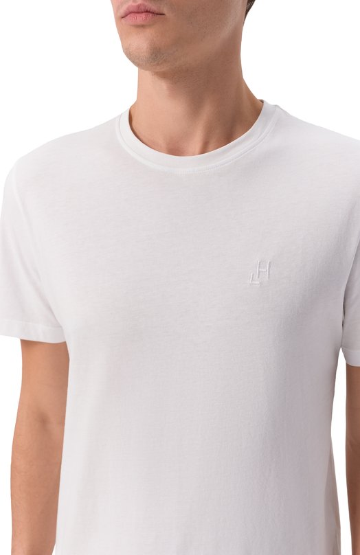 Хлопковая футболка HINNOMINATE HMABM01504 Белый  HMABM01504 Фото 5