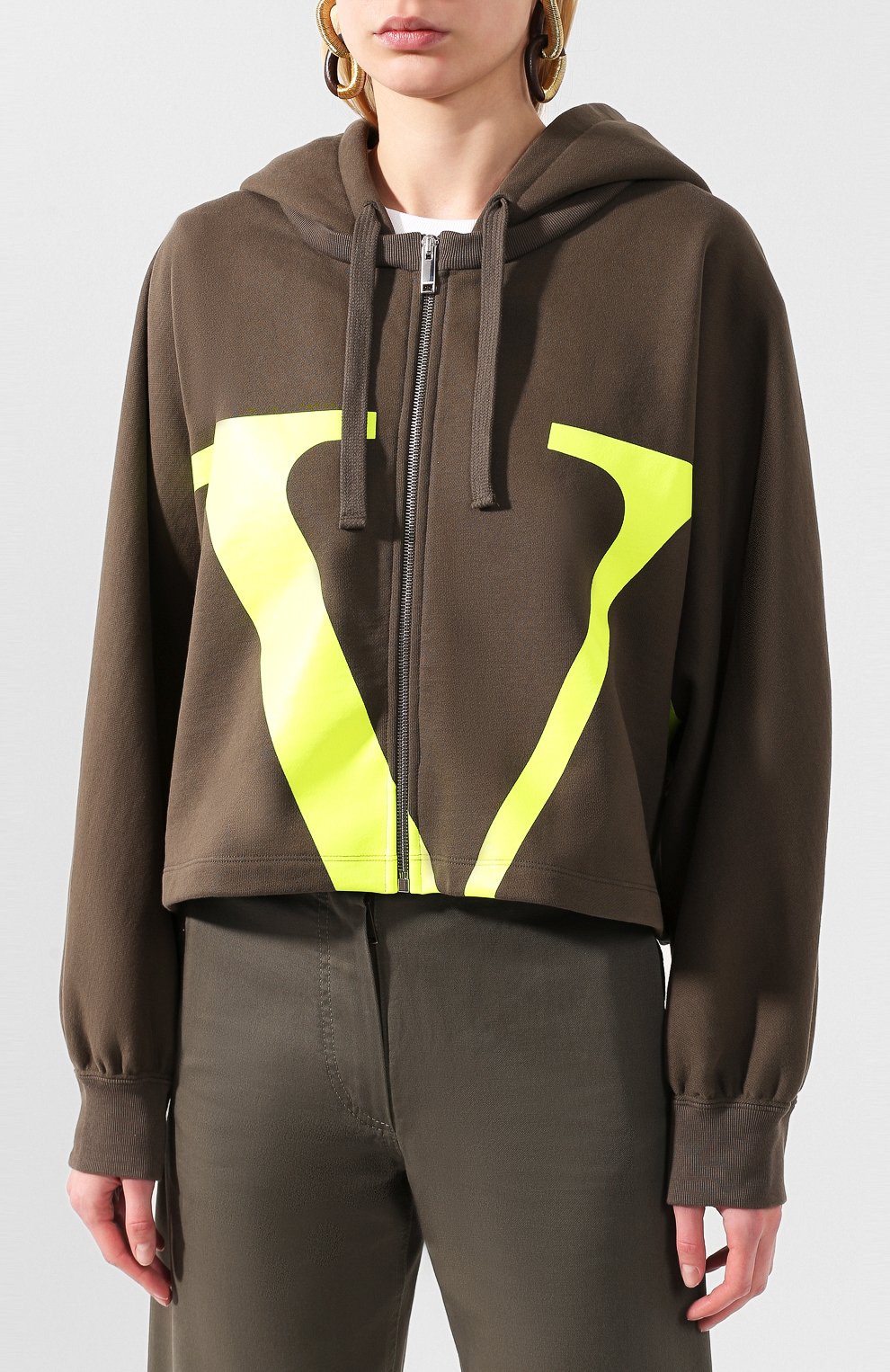 Хлопковая толстовка VALENTINO, арт. TB0MF05L5FG, фото 3