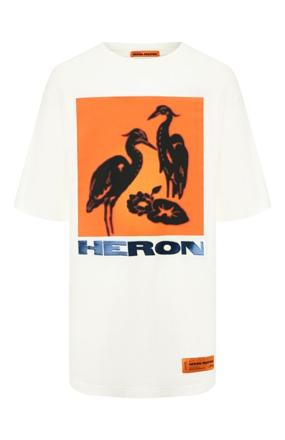 Женская хлопковая футболка HERON PRESTON, арт. HWAA001E197600010288