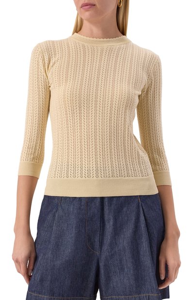 Хлопковый пуловер VALENTINO, арт. 6B3KC62L920, фото 3