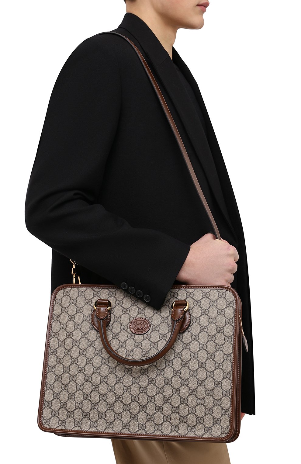 Комбинированная сумка для ноутбука GUCCI, арт. 674143/92TCG, фото 6