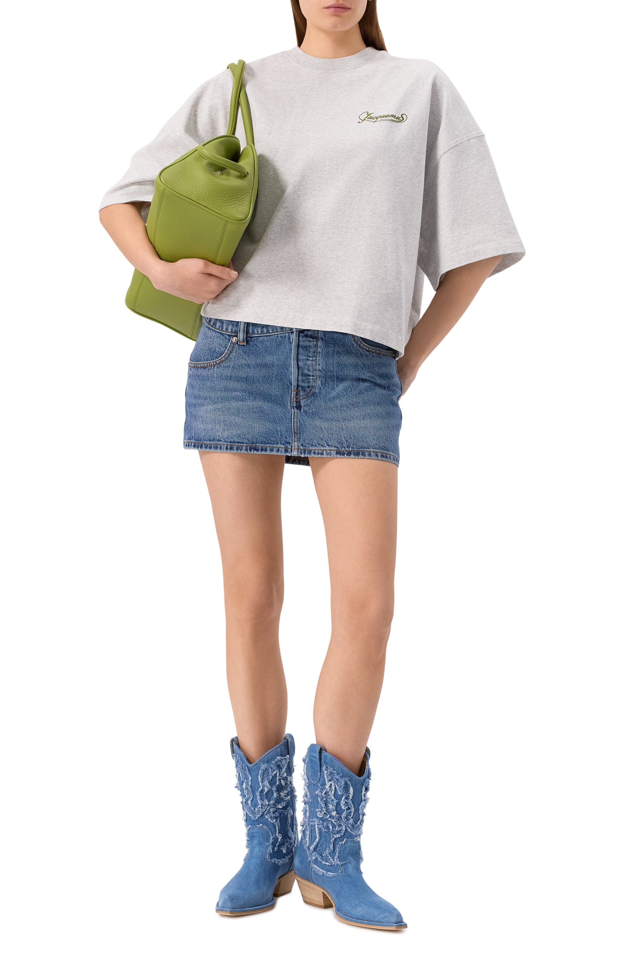 Хлопковая футболка JACQUEMUS, арт. 25E251JS216, фото 2