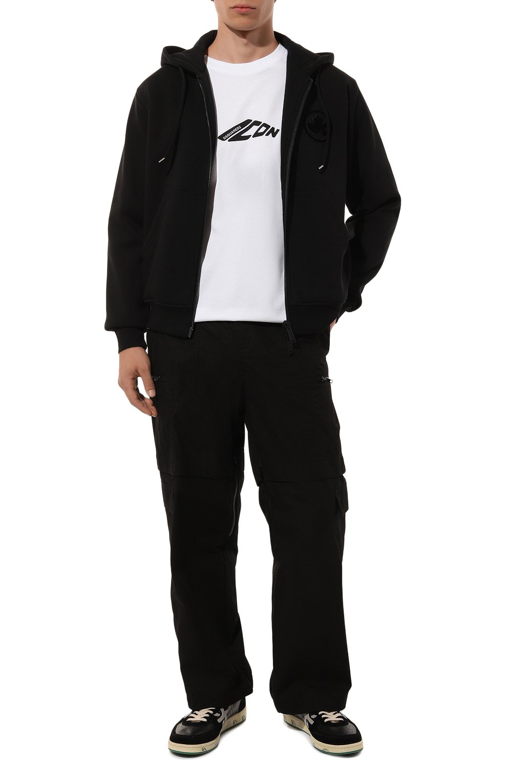 Хлопковая футболка DSQUARED2, арт. S79GC0096/D20033, фото 2