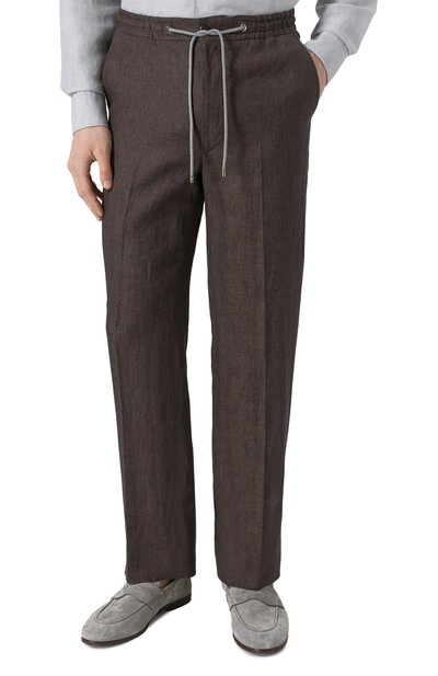 Льняные брюки CORNELIANI, арт. 254L27-2514159, фото 3