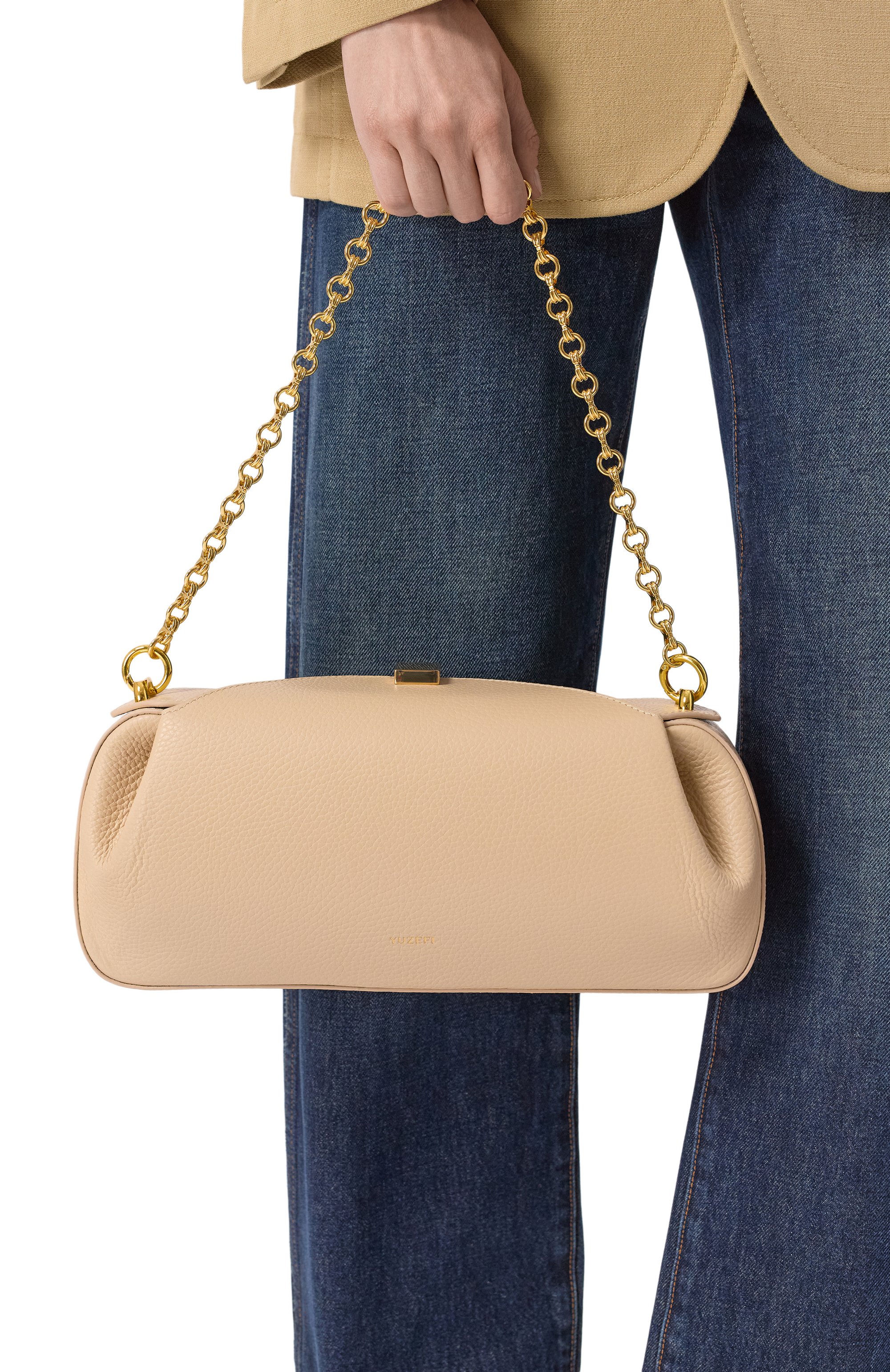 Сумка oyster clutch YUZEFI, арт. 0YSTER CLUTCH/PEBBLE GRAIN LEATHER, фото 2