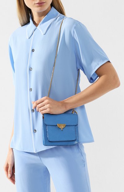 Сумка из кожи с тиснением DRIES VAN NOTEN, арт. 191-31504-135, фото 5