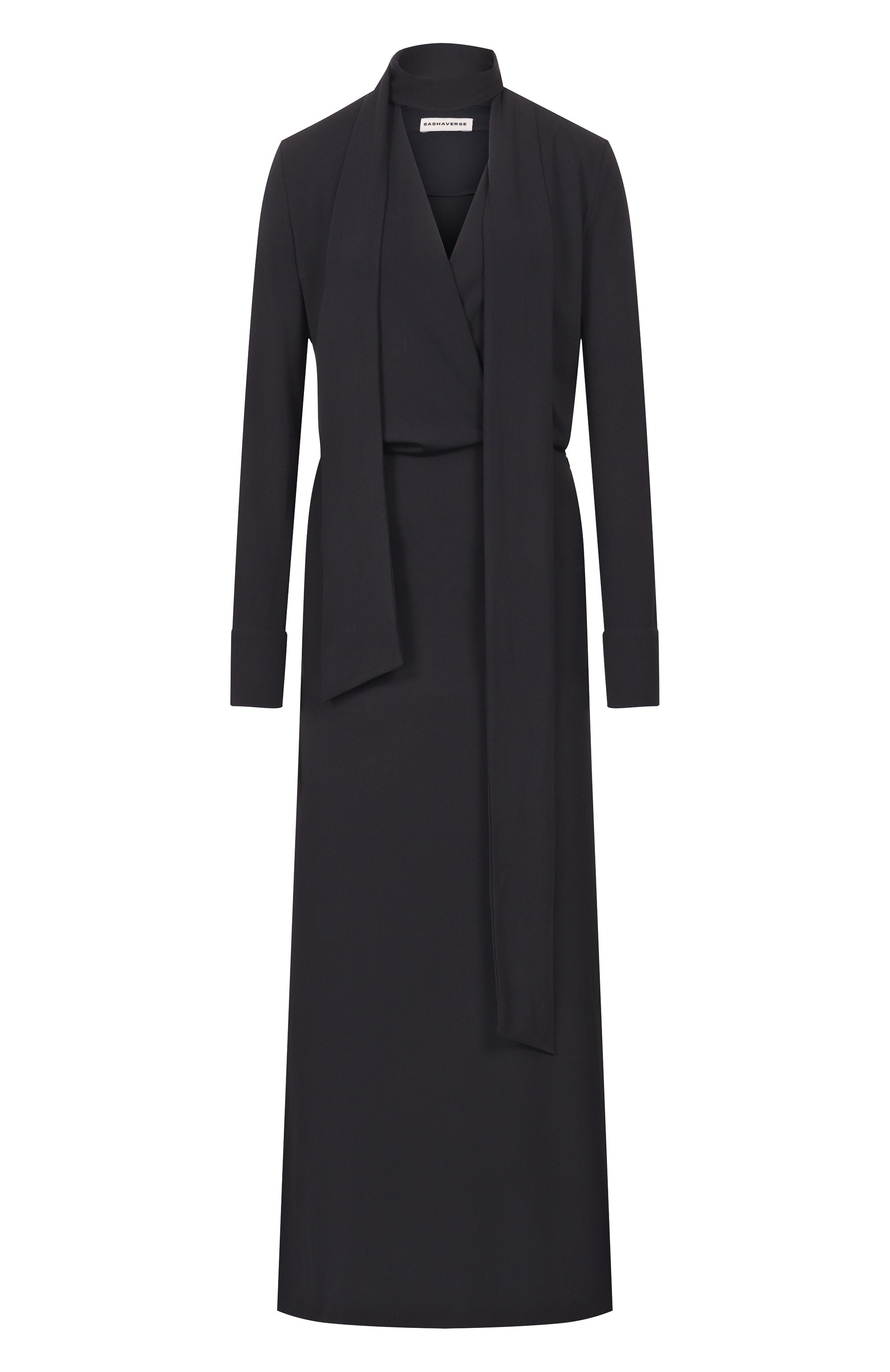 Платье SASHAVERSE черного цвета по цене 76010 руб., арт. D283/CNC.MSO/8301.900/W, фото 1 Платье SASHAVERSE, арт. D283/CNC.MSO/8301.900/W, фото 1