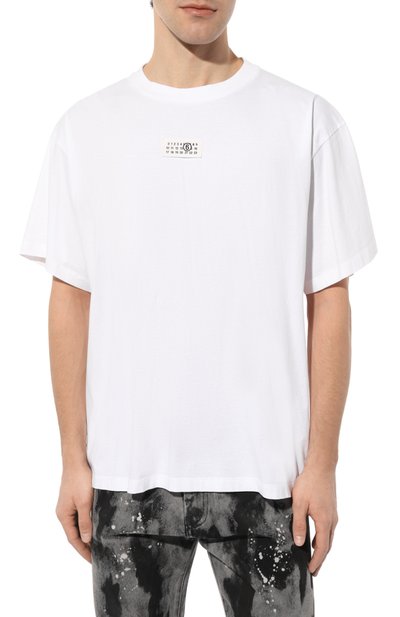 Хлопковая футболка MM6, арт. SH0GC0017/S24312, фото 3