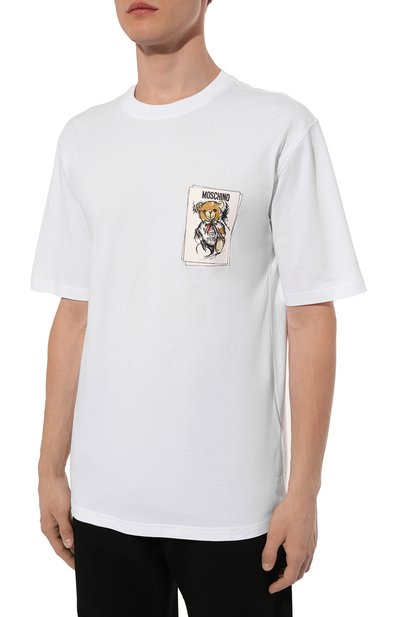 Хлопковая футболка MOSCHINO, арт. V0713/5241, фото 3