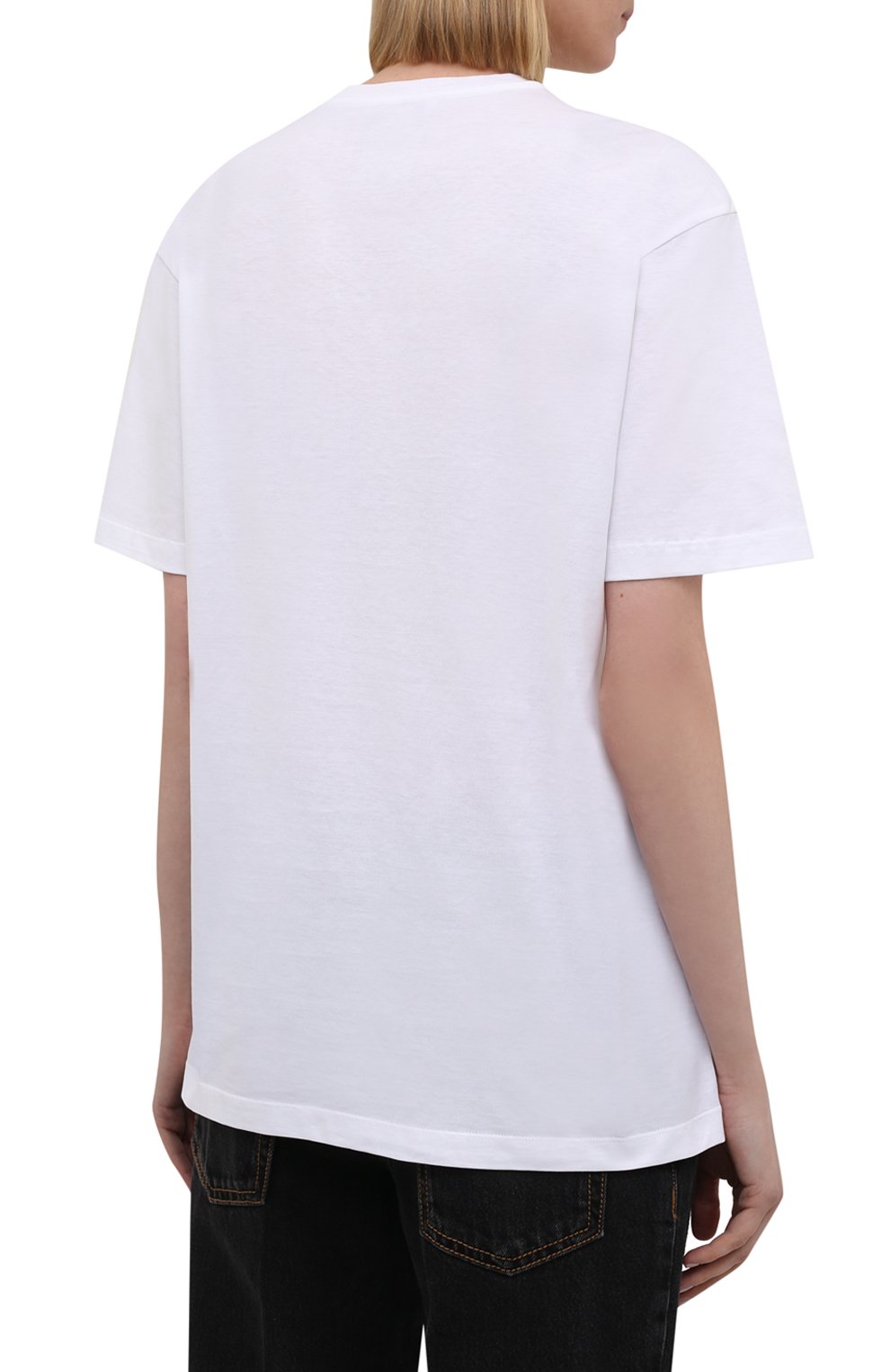 Хлопковая футболка ALEXANDER MCQUEEN, арт. 668428/QZADK, фото 4