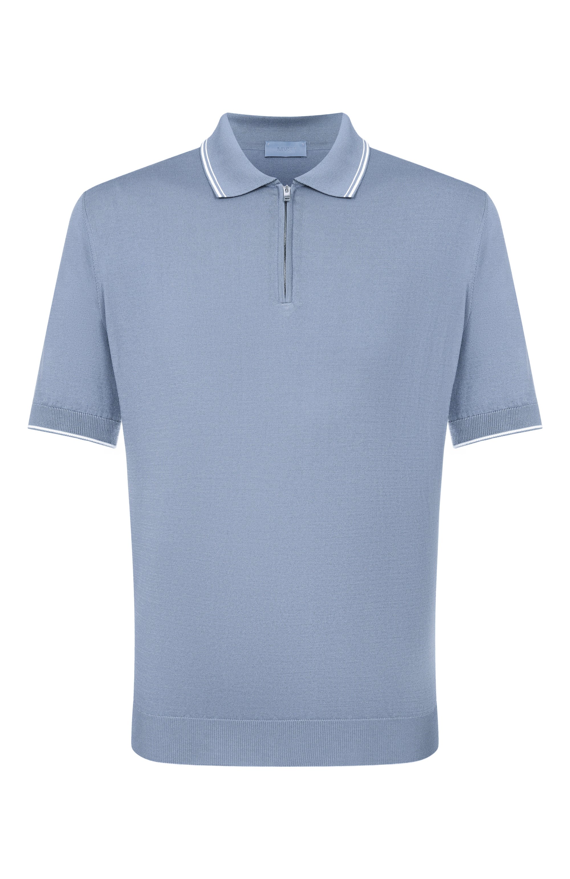 Поло из хлопка и шелка MVST, арт. M26.CSM.K425, фото 1