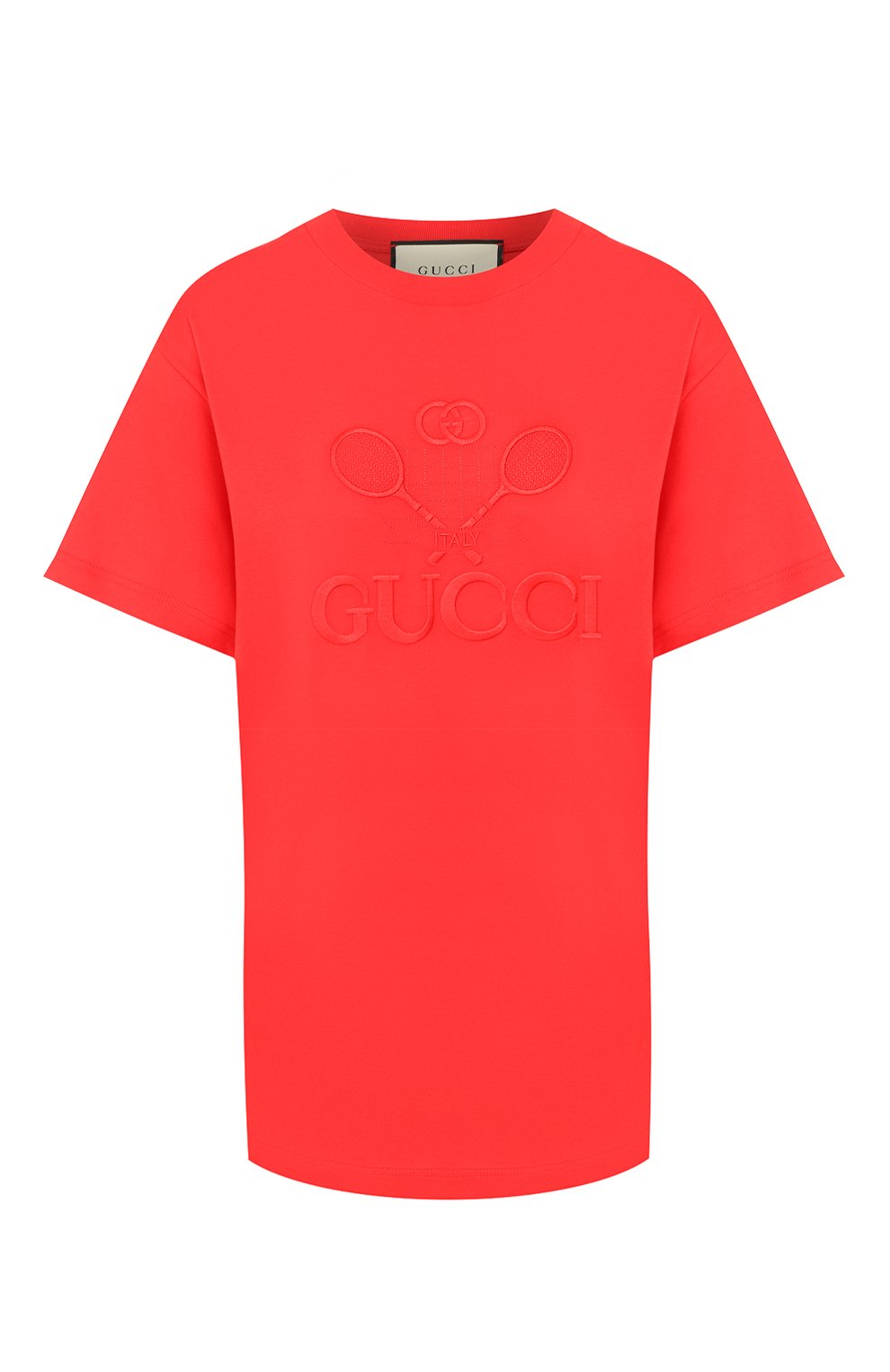 Хлопковая футболка GUCCI, арт. 580968/XJBHK, фото 1