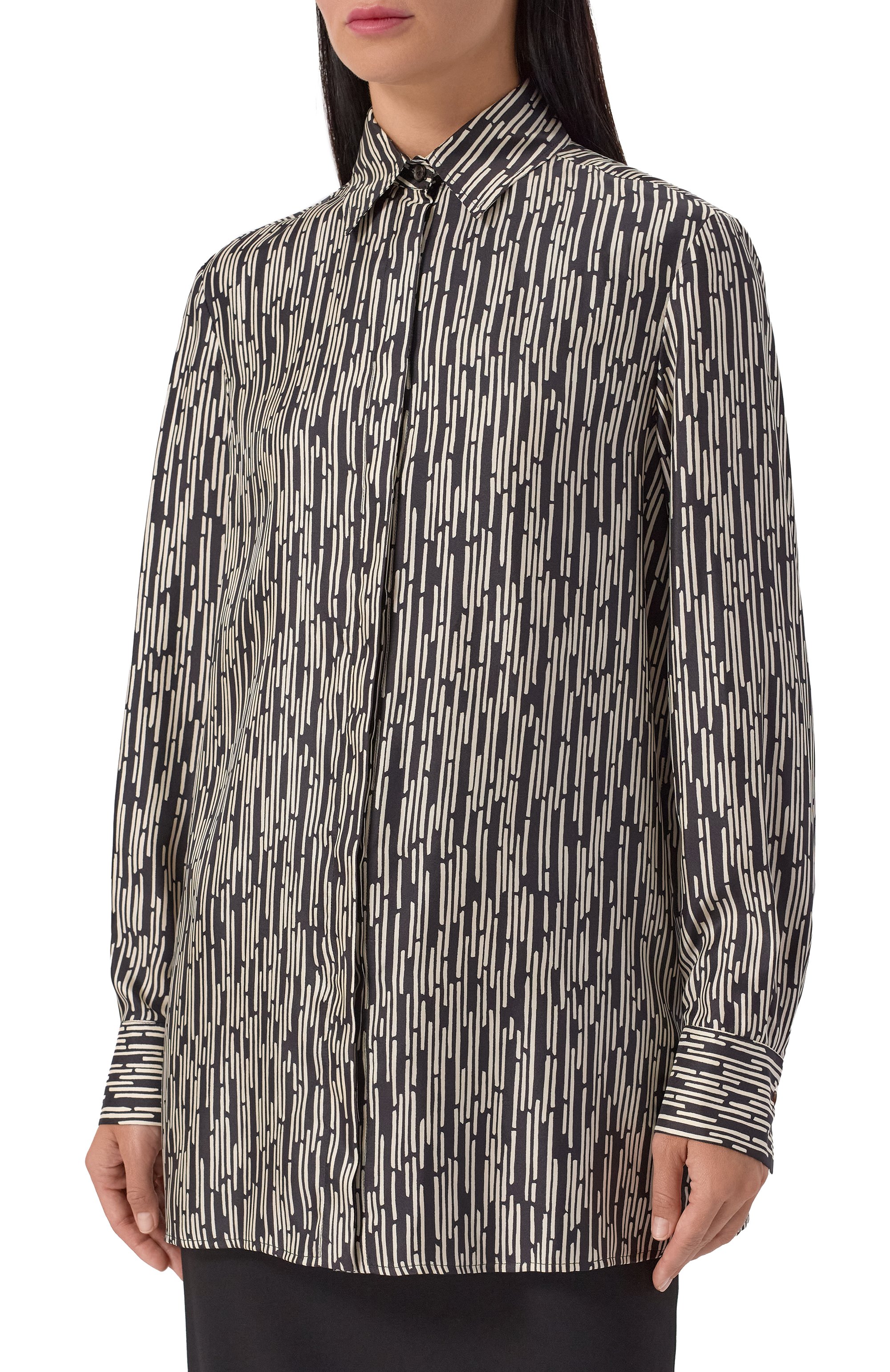 Шелковая рубашка KITON, арт. D55407K0586G06, фото 3