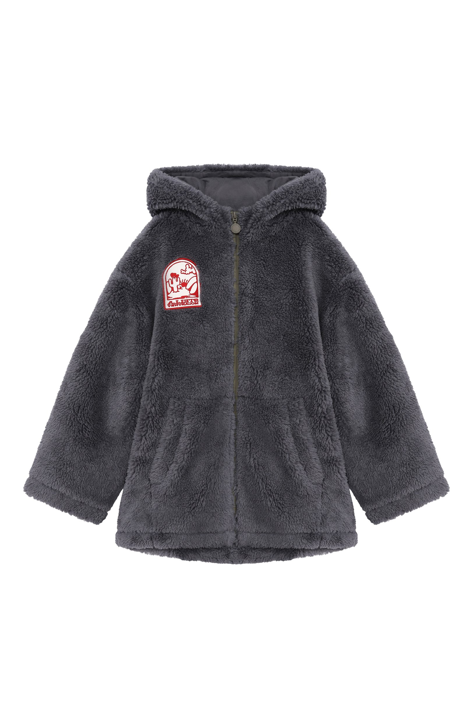 Куртка из экомеха STELLA MCCARTNEY темно-синего цвета по цене 22400 руб., арт. TZ2H37, фото 1 Куртка из экомеха STELLA MCCARTNEY, арт. TZ2H37, фото 1